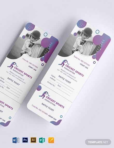 28 Raffle Ticket Examples Psd Ai Word Indesign Examples