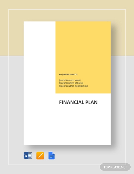 Free 11 Financial Plan Examples Samples In Pdf Word Pages Examples