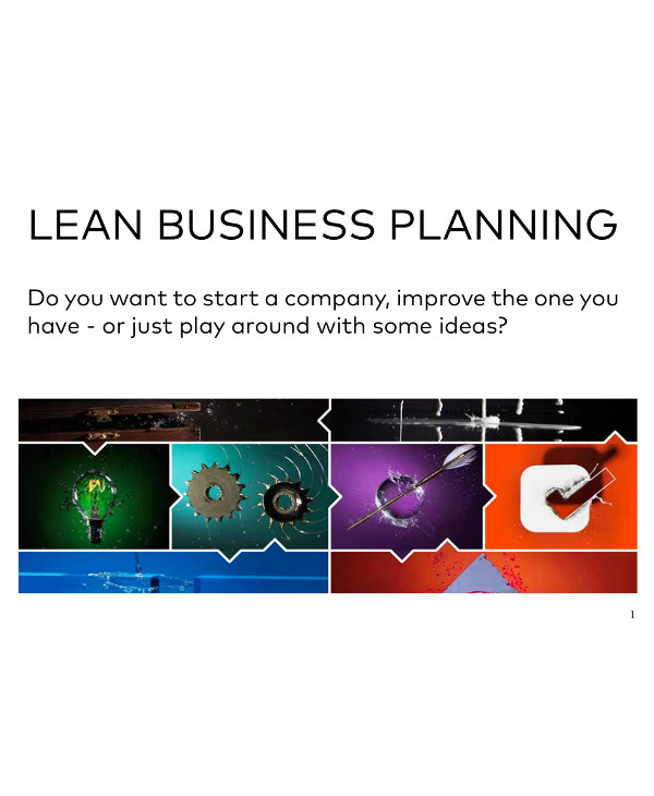 10 Lean Business Plan Examples Samples Pdf Word Examples
