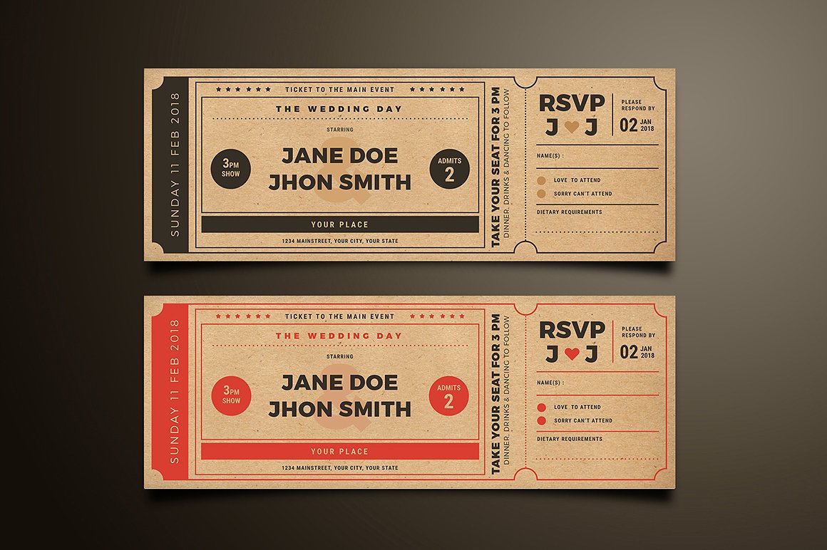 Rd.com travel airlines itching for a vacation? 20+ Wedding Invitation Ticket Examples - PSD, AI, Pages