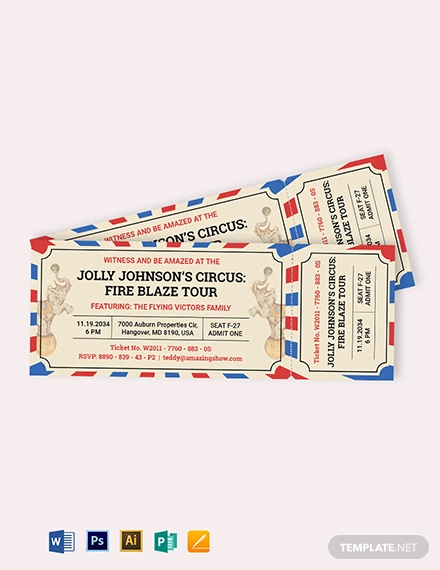 16 simple carnival ticket designs examples psd ai apple pages publisher word examples