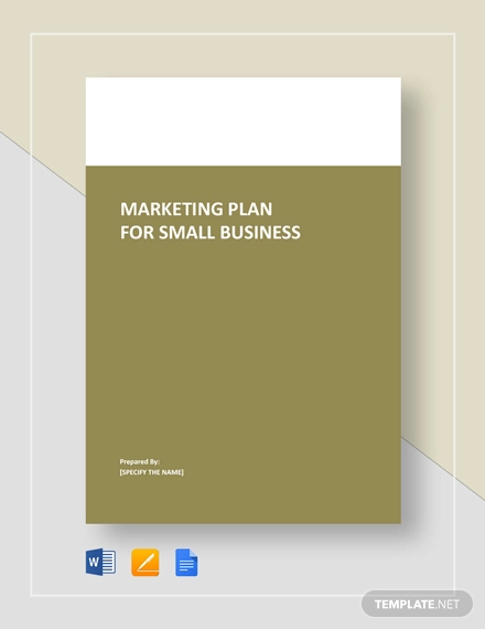 12 Marketing Plan For Small Businesses Pdf Word Examples