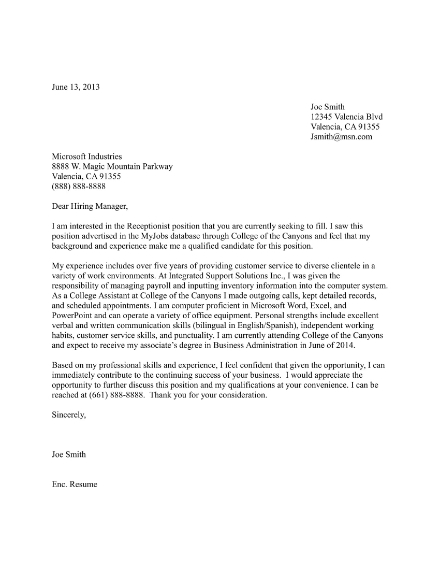 18 Letter Examples Templates In Word Examples