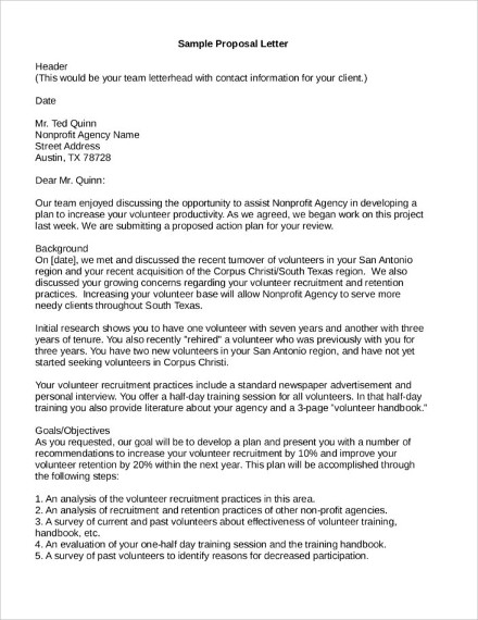 15 Proposal Letter Examples Templates In Word Pages Docs Examples