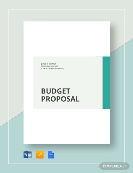 Free 15 Budget Proposal Examples In Pdf Doc Pages Google Docs Examples