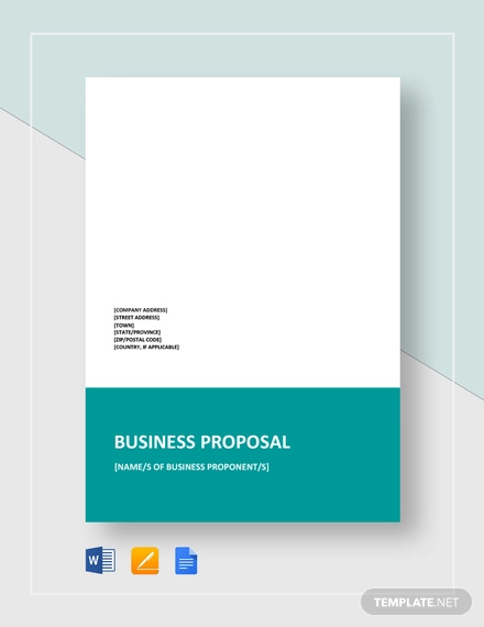 27 Business Proposals Examples In Ms Word Pdf Pages Google Docs Examples