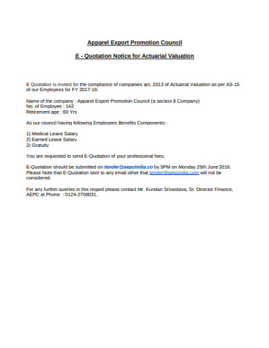 Free 5 Export Quotation Examples Templates Download Now Examples