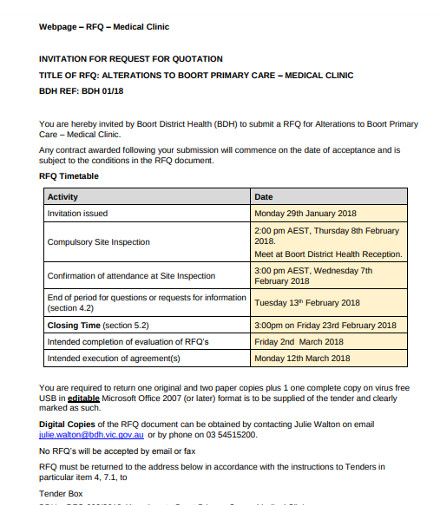 Free 10 Medical Quotation Examples Templates Download Now Examples