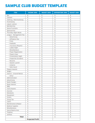 But sometimes, they fall behind on their efforts. FREE 12+ Club Budget Examples & Templates [Download Now