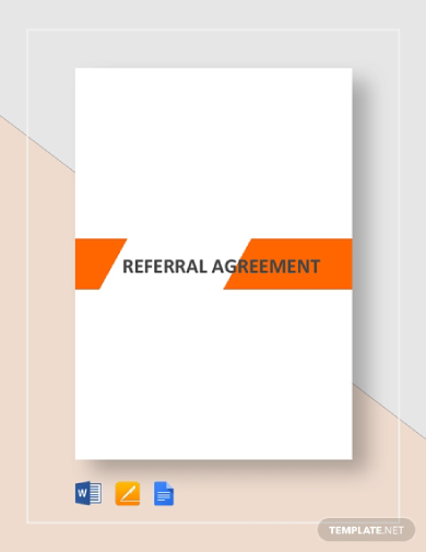 Free 10 Best Referral Agreement Examples Templates Download Now Pdf Google Docs Ms Word Apple Pages Examples