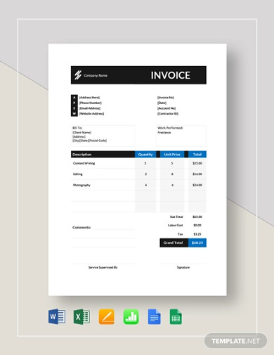 free 12 contractor invoice examples templates download now examples