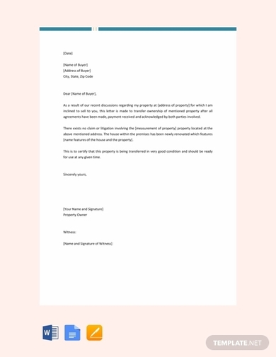 Free 10 Ownership Transfer Letter Examples And Templates Download Now Google Docs Ms Word Pages Pdf Examples