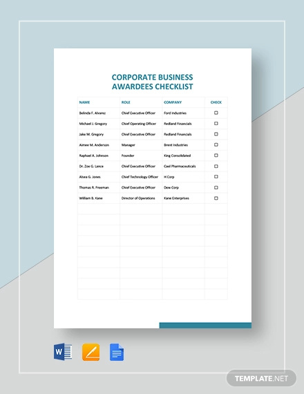8 Business Checklist Examples Pdf Word Examples