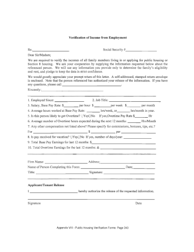 8 Salary Verification Letter Examples Pdf Examples