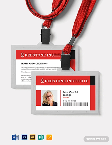 Free 10 Horizontal Id Card Examples Templates Download Now Illustrator Photoshop Pages Word Publisher Examples