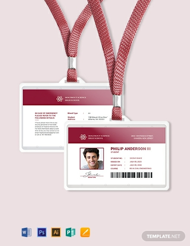 Free 10 Horizontal Id Card Examples Templates Download Now Illustrator Photoshop Pages Word Publisher Examples