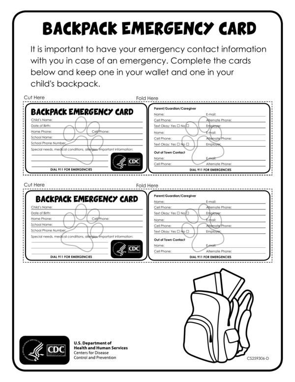 10 Emergency Id Card Examples Templates Illustrator Ms Word Pages Photoshop Publisher Examples