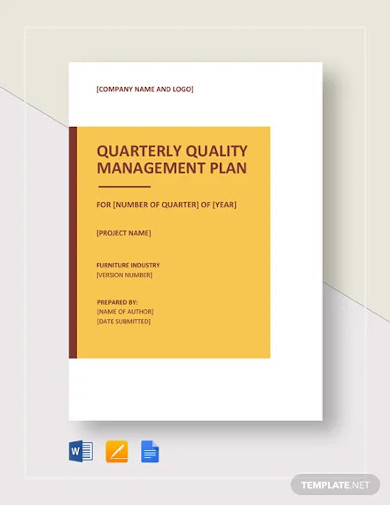 Quarterly planning helps determine the business goals for the upcoming quarter and essentially helps businesses reach their company objectives in a timely . 18 Project Management Plan Examples In Pdf Ms Word Pages Google Docs Examples