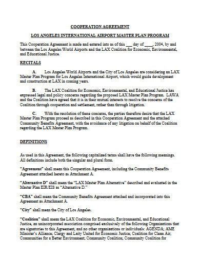 10 Cooperation Agreement Examples Business Companies Partner Examples