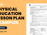 10 Physical Education Lesson Plan Examples To Download