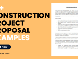 Professional Construction Proposal Template Prntbl