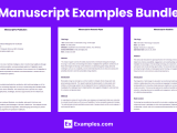 11 Manuscript Examples To Download