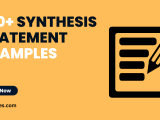 99 Synthesis Statement Examples