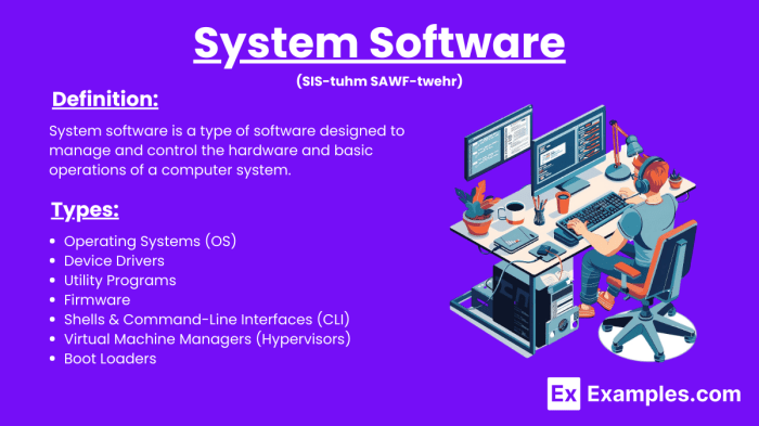 System Software - Examples, Definition, Types, Advantages