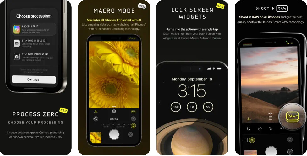 Best Photo Apps for Pro-Level Shots Halide App Interface