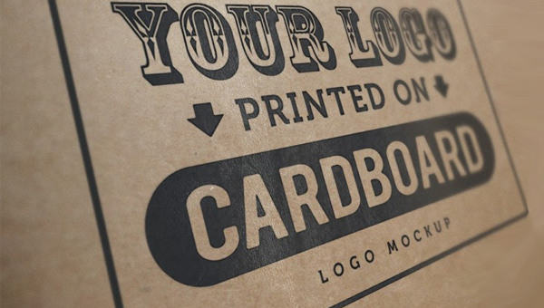Featuring cardboard and logo related psd. Free 5 Best Cardboard Logo Mockups In Psd Indesign Ai