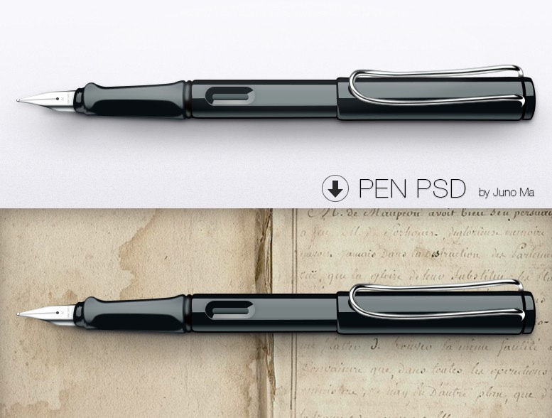 More amazing items from this author here! Free 7 Pen Mockups In Psd Indesign Ai Stationery