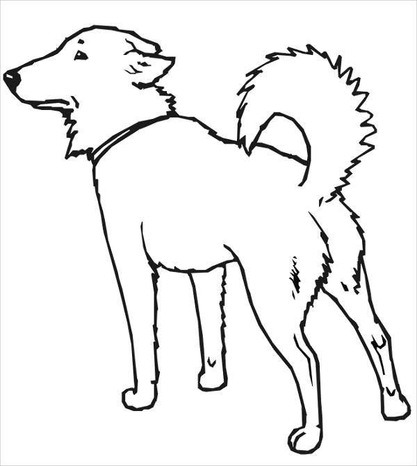 free 9 cute dog coloring pages in ai