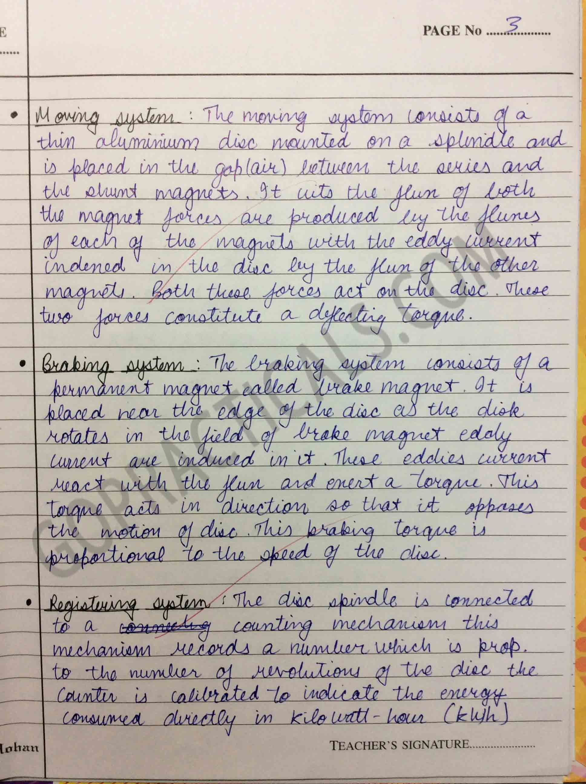 Study The Construction And Working Of Single Phase Energy