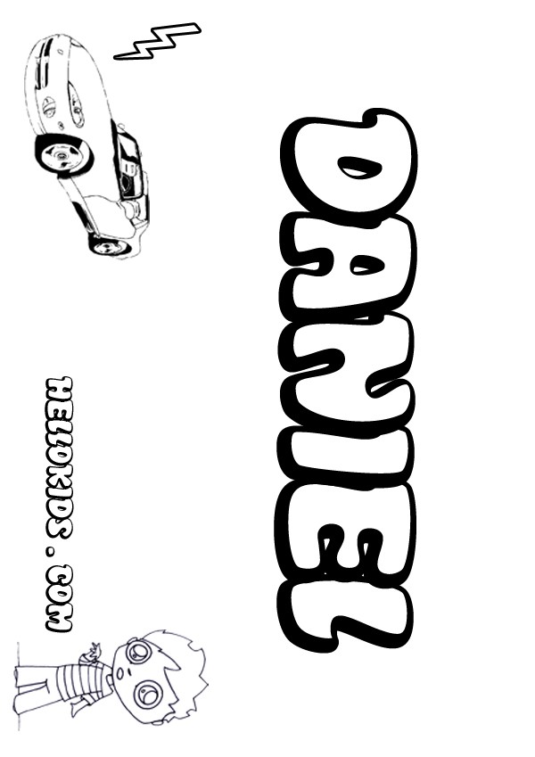 Each printable highlights a word that starts. Daniel Coloring Pages Hellokids Com