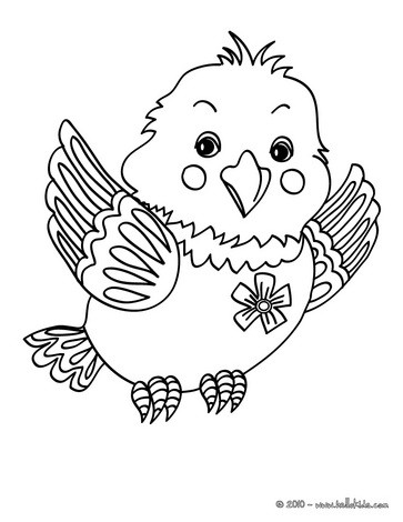 Cute Baby Birds Coloring Pages To Printables
