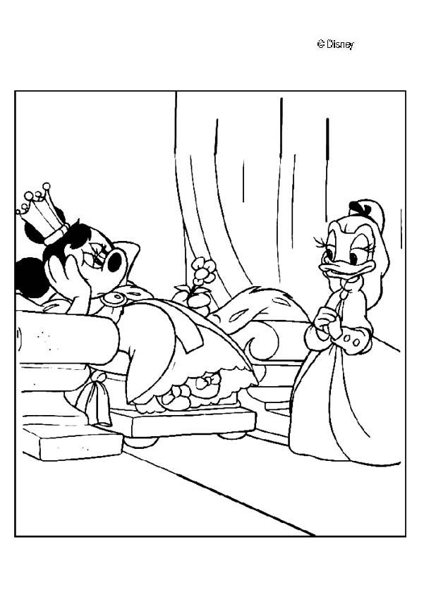 Donald daisy duck coloring pages