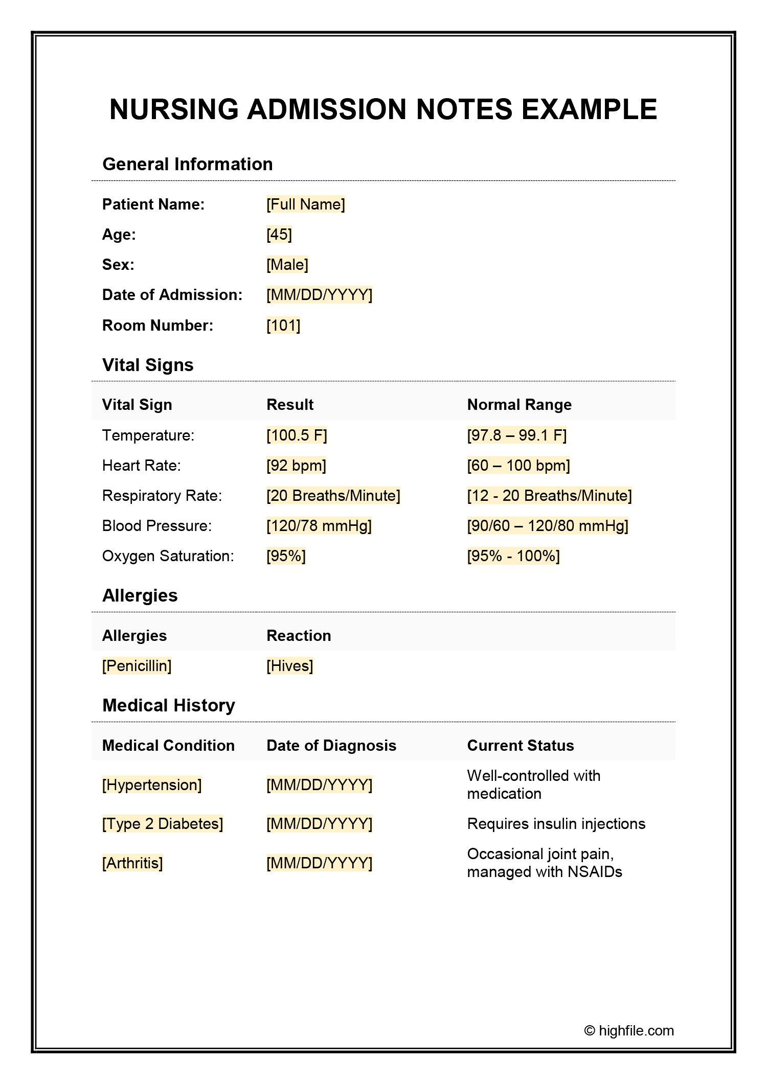 Nursing Notes Example Word Pdf Google Docs Highfile - Best Geometric Backgrounds in High Resolution