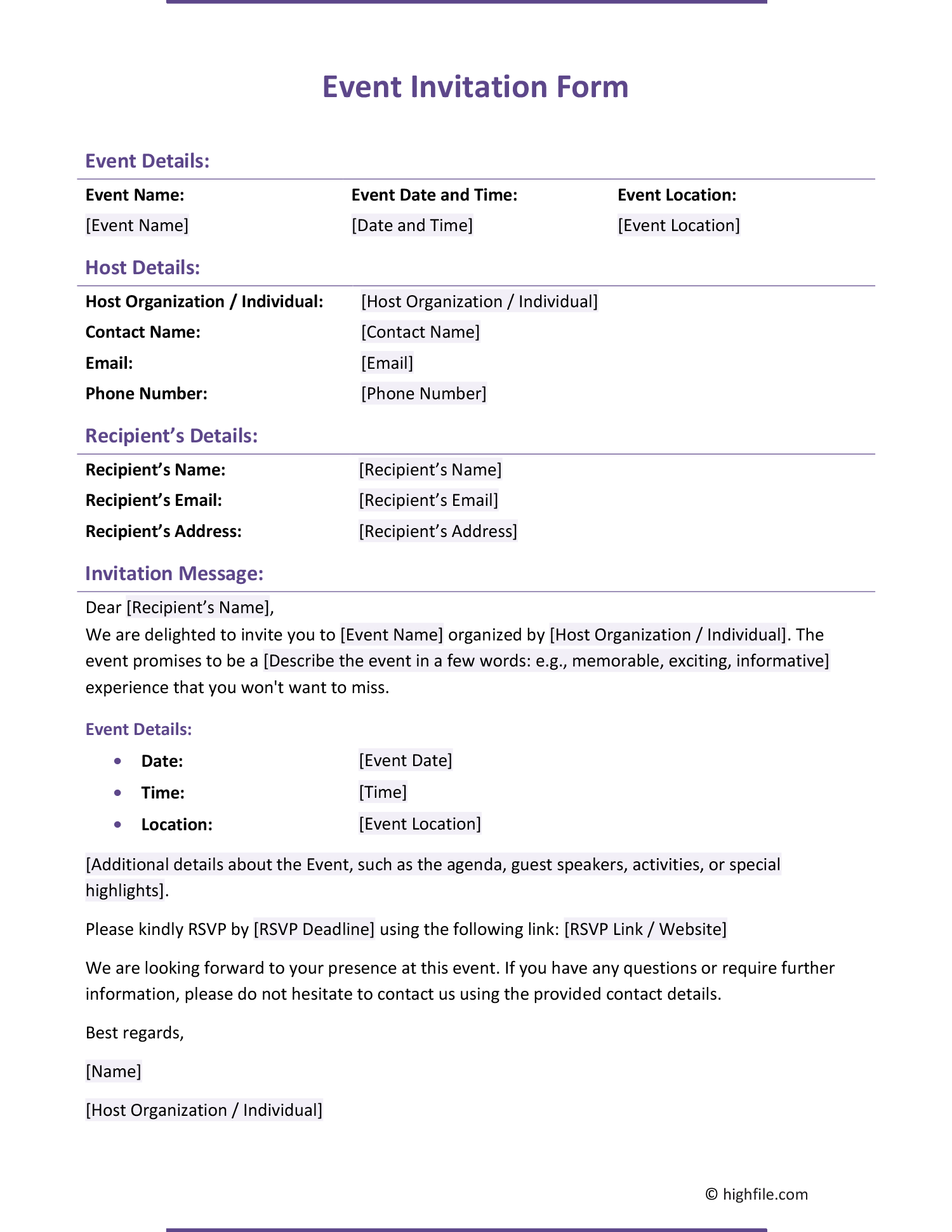 Rsvp Sample Pdffiller - Premium Minimal Wallpaper Gallery - High Resolution