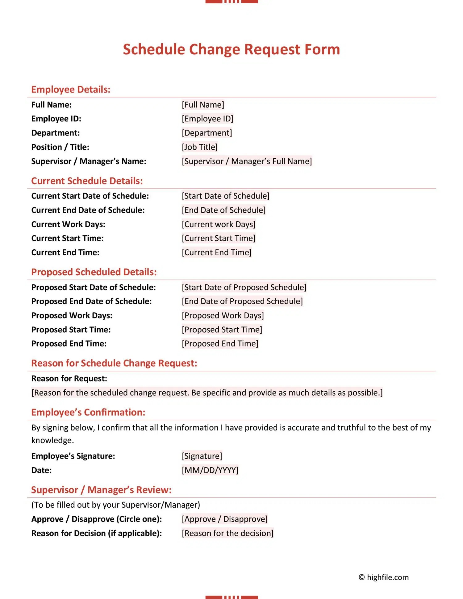 Work Schedule Change Request Form Template - Premium Abstract Image - Ultra HD
