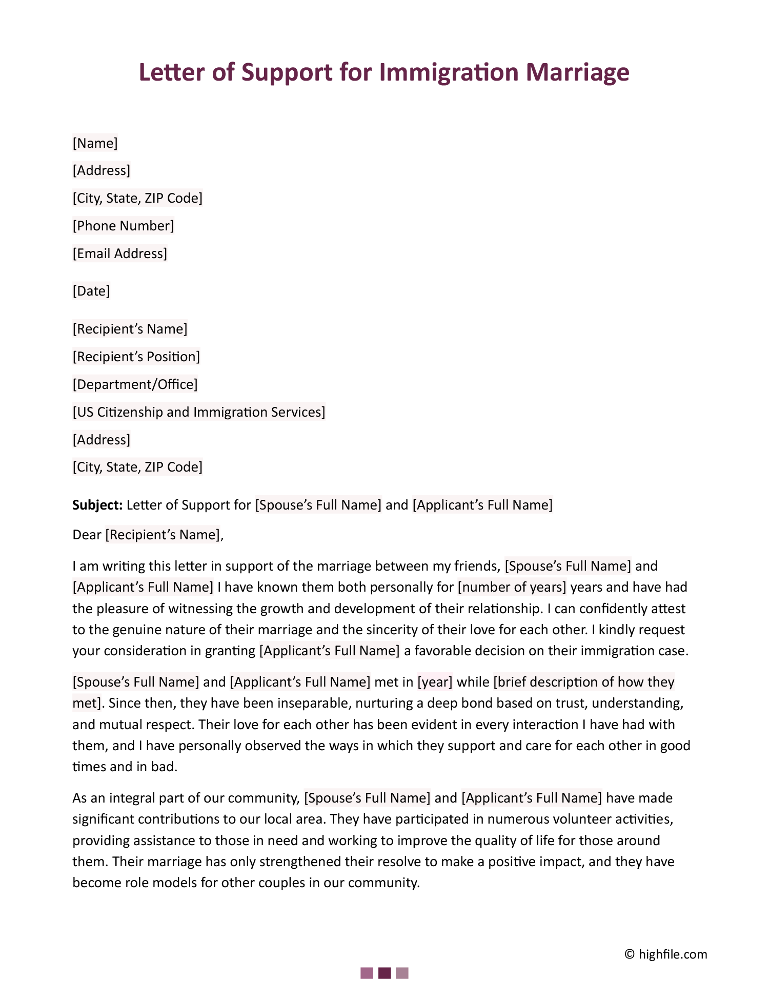 Letter Of Support For Immigration Template Highfile - Download Gorgeous Colorful Wallpaper | Full HD
