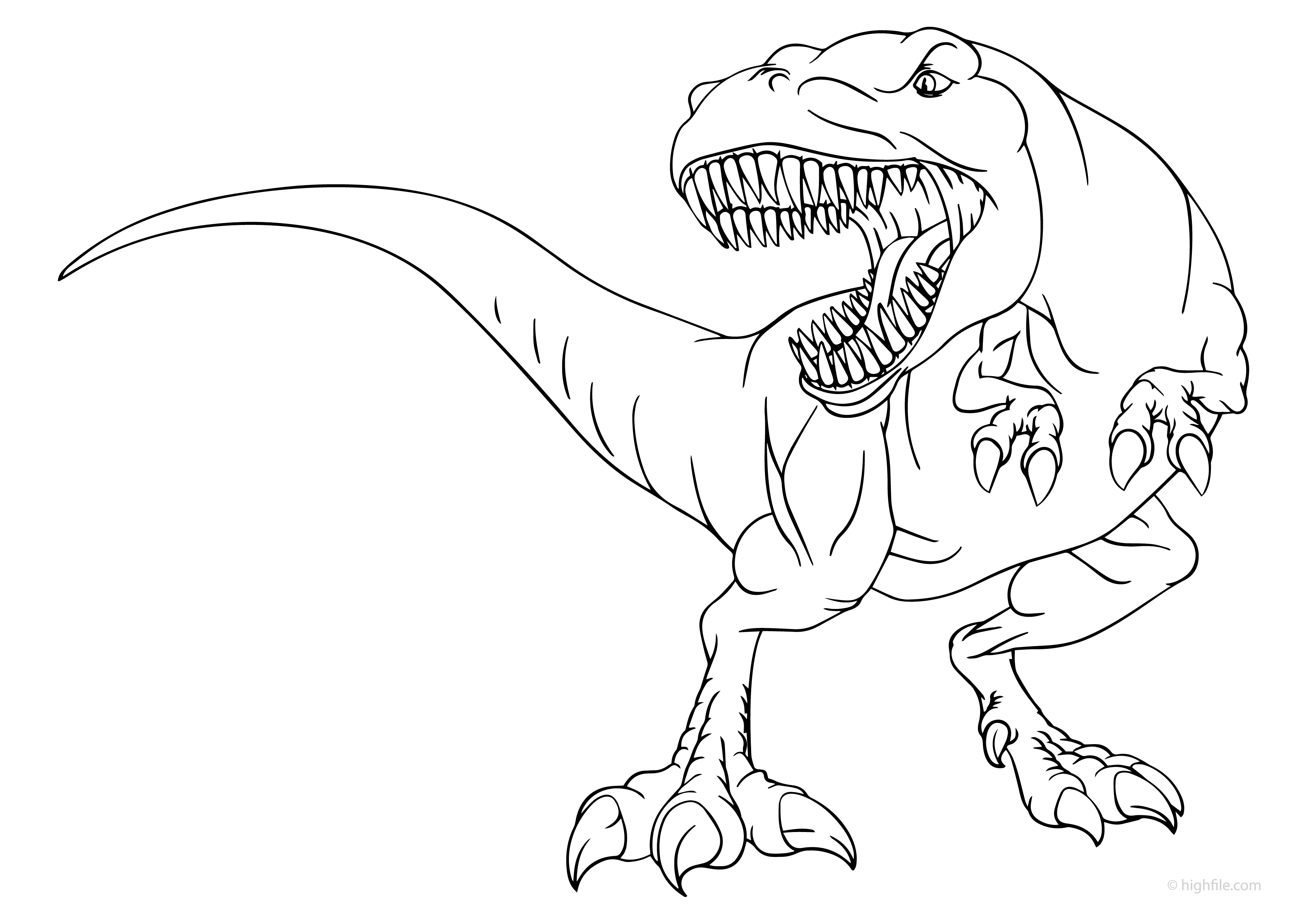 T Rex Pdf - Modern 8K Colorful Designs | Free Download