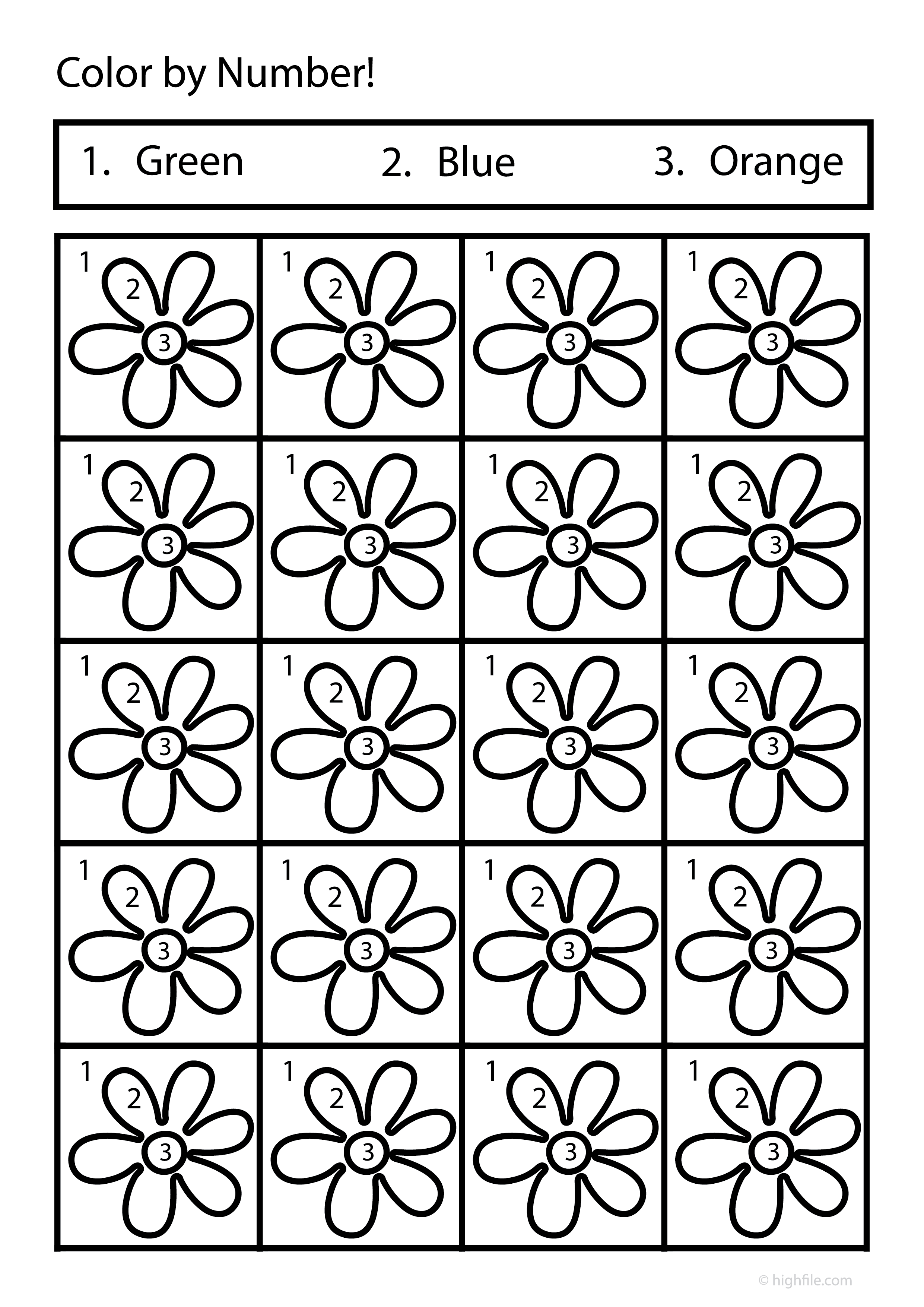 309 Number Coloring Page - Download Modern Light Wallpaper | Desktop