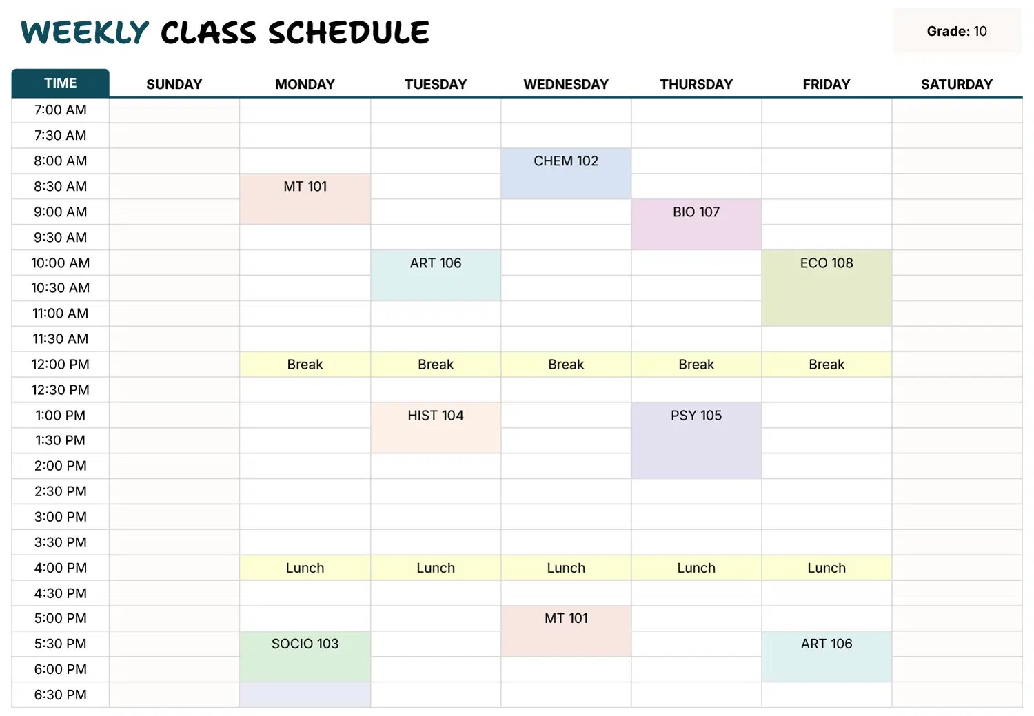 1 Week Look Ahead Schedule Template - Premium Ocean Picture Gallery - 4K