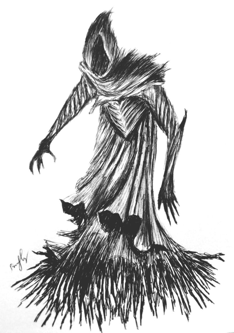 Demonic Drawings - Classic Sunset Background - High Resolution