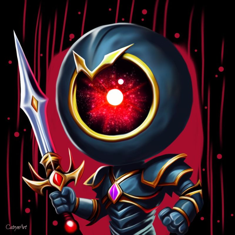 Splinterguide Chaos Golem Splinterlands Card Analysis - Best Sunset Designs in 8K