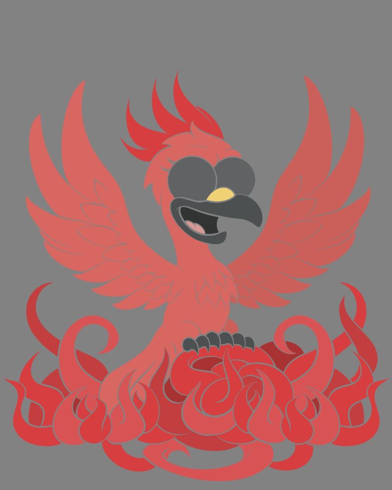 Elemental Phoenix Simpsons Style Hive - Nature Picture Collection - 8K Quality