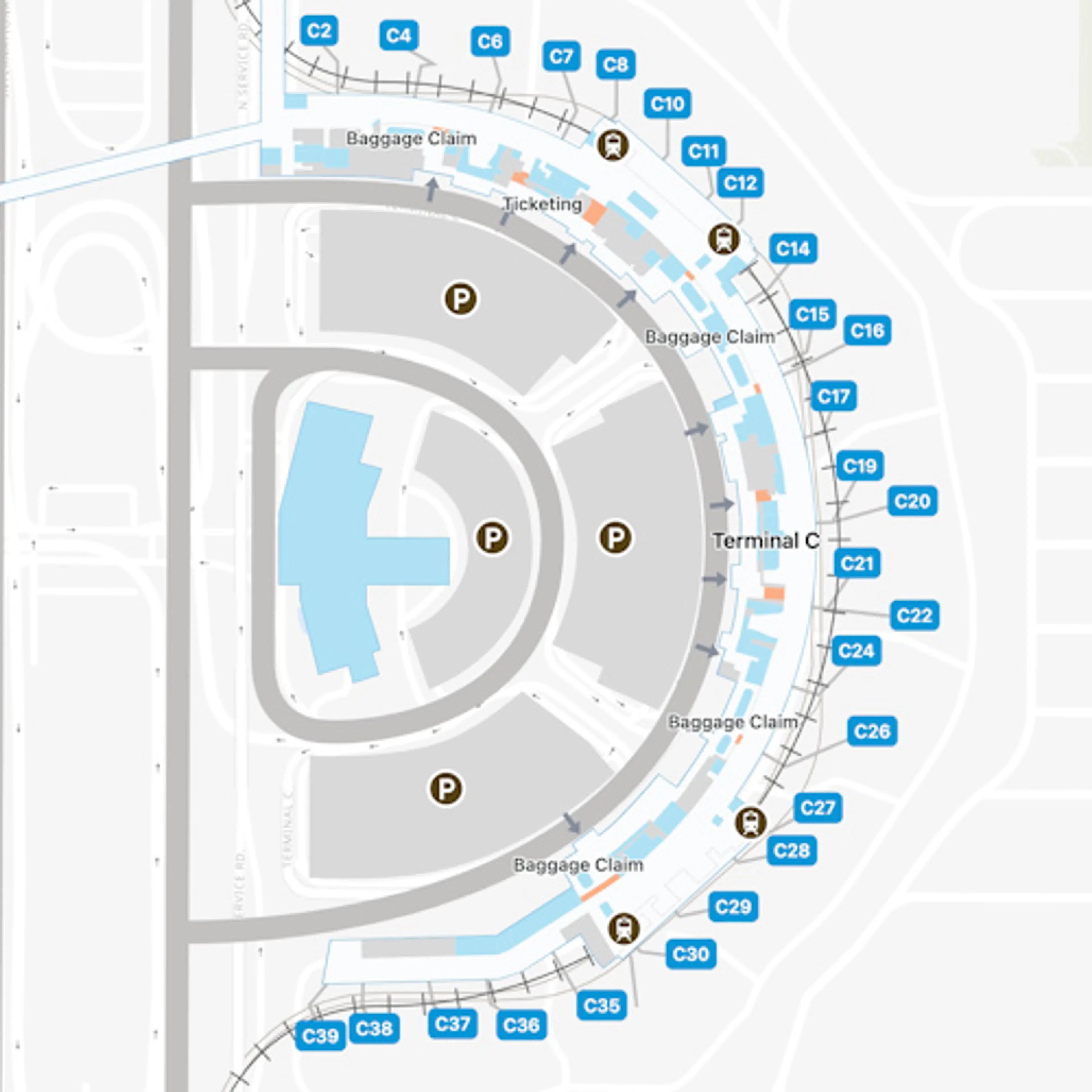 Terminal Dfw Map At James Saavedra Blog Dallas Fort Worth DFW Terminal C 