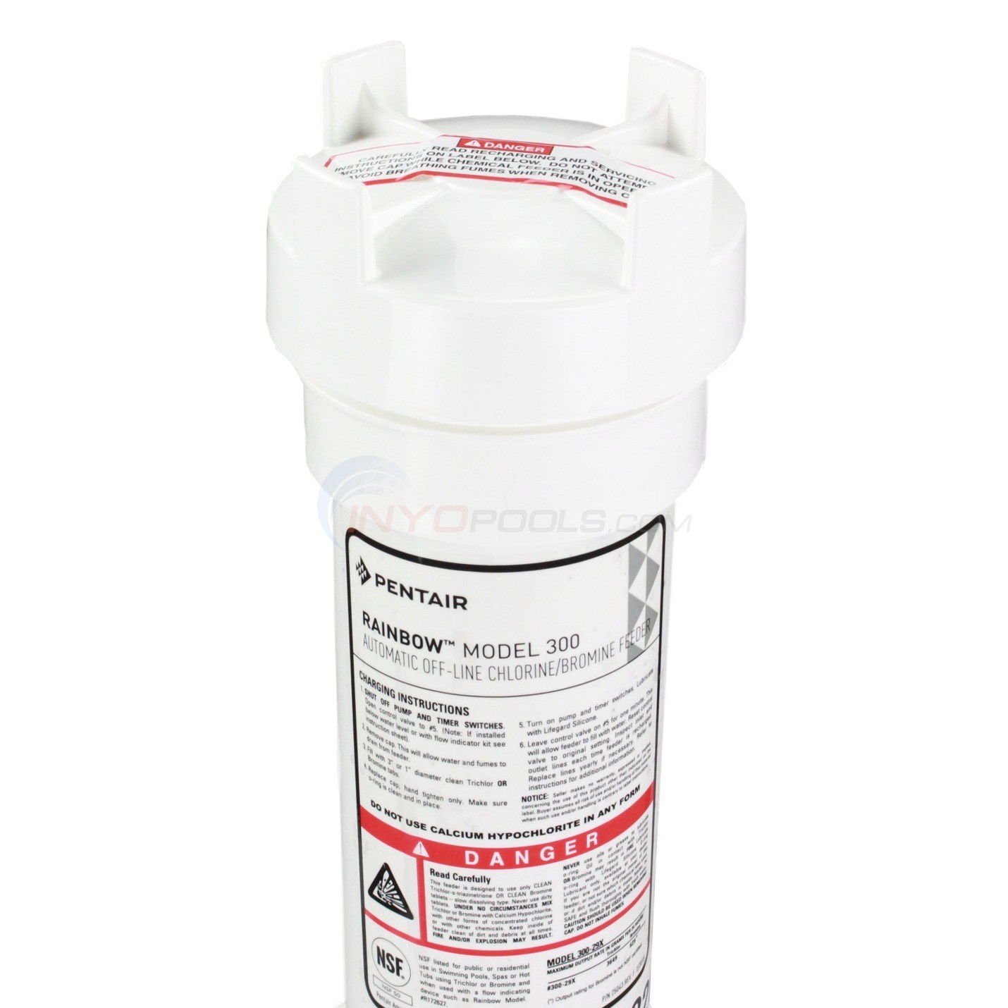 On free standing #300 series chlorinators, the base of the chlorinator should be secured to. Rainbow 300 Offline Chlorinator R171016 Inyopools Com