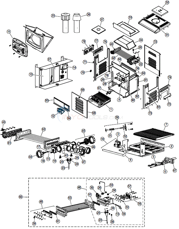 Jandy High Limit Switch Assembly Model All Lrze - Premium Ocean Background Gallery - Retina
