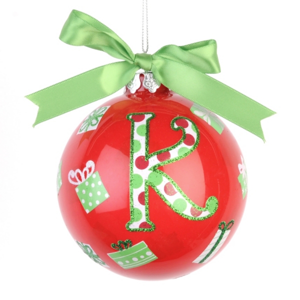 Enjoy a very merry holiday with this buffalo check monogram letter christmas ornament. Monogrammed Ornament K Kirklands